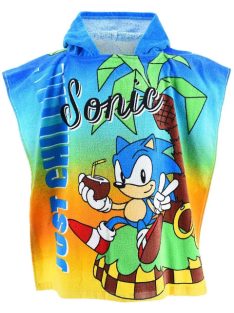   Sonic a sündisznó Chillin' strandtörölköző poncsó 55x110 cm Nr2