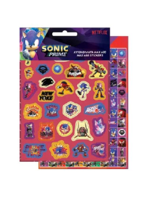 Sonic a sündisznó 600 darabos matrica szett Nr2