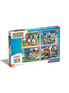   Sonic a sündisznó Save the Day 4 az 1-ben puzzle Clementoni