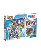 Sonic a sündisznó Characters 4 az 1-ben játékgyűjtemény - Clementoni