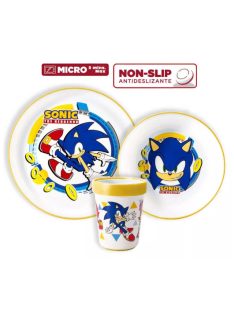 Sonic csúszásmentes étkészlet, micro műanyag szett