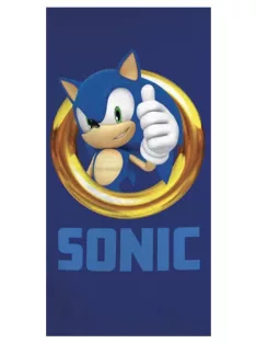   Sonic a sündisznó fürdőlepedő, strandtörölköző 70x140 cm Nr 01