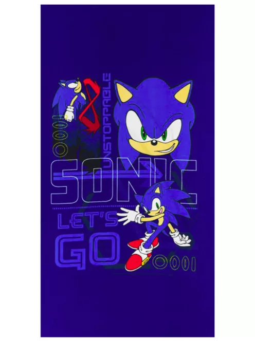 Sonic a sündisznó fürdőlepedő, strandtörölköző 70x140 cm (Fast Dry) Nr 10