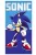 Sonic a sündisznó fürdőlepedő, strandtörölköző 70x140 cm (Fast Dry) Nr 11