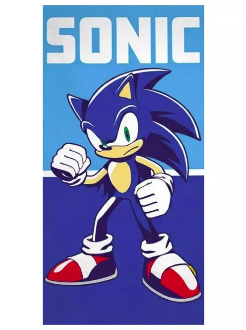 Sonic a sündisznó fürdőlepedő, strandtörölköző 70x140 cm (Fast Dry) Nr 11