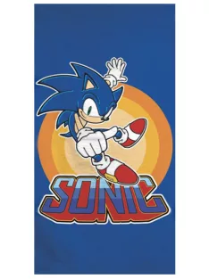   Sonic a sündisznó fürdőlepedő, strandtörölköző 70x140 cm (Fast Dry) Nr 02