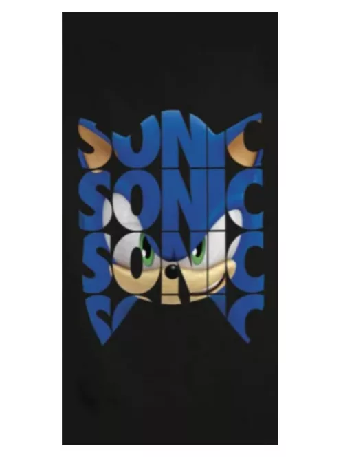 Sonic a sündisznó fürdőlepedő, strandtörölköző 70x140 cm (Fast Dry) Nr 03