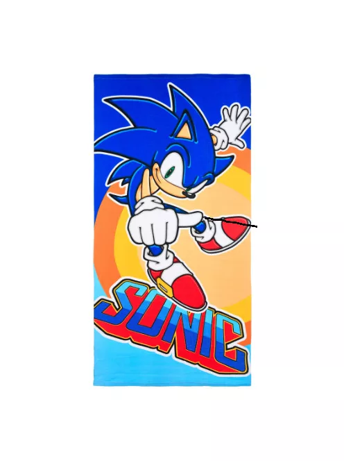 Sonic a sündisznó fürdőlepedő, strandtörölköző 70x140 cm (Fast Dry) Nr 04