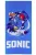 Sonic a sündisznó fürdőlepedő, strandtörölköző 70x140 cm (Fast Dry) Nr 05