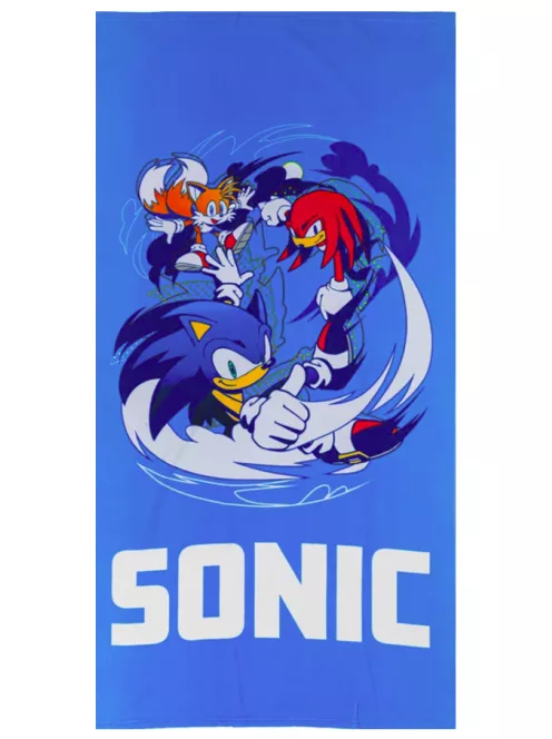 Sonic a sündisznó fürdőlepedő, strandtörölköző 70x140 cm (Fast Dry) Nr 05