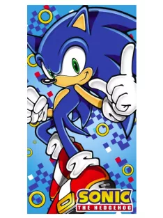   Sonic a sündisznó fürdőlepedő, strandtörölköző 70x140 cm (Fast Dry) Nr 06