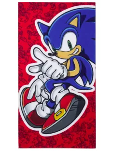  Sonic a sündisznó fürdőlepedő, strandtörölköző 70x140 cm (Fast Dry) Nr 07