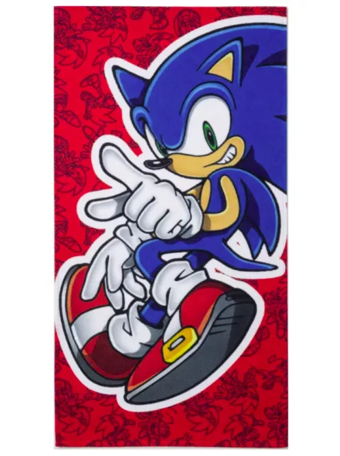 Sonic a sündisznó fürdőlepedő, strandtörölköző 70x140 cm (Fast Dry) Nr 07
