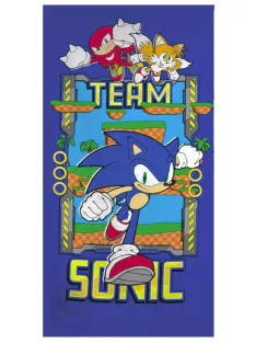   Sonic a sündisznó fürdőlepedő, strandtörölköző 70x140 cm (Fast Dry) Nr 08