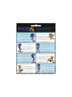 Sonic a sündisznó füzetcímke 16 darabos