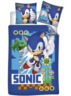   Sonic a sündisznó Turbo gyerek, ovis ágyneműhuzat 100×135cm, 40×60 cm Nr3