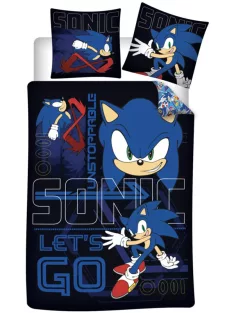   Sonic a sündisznó Unstoppable gyerek, ovis ágyneműhuzat 100×135cm, 40×60 cm Nr4