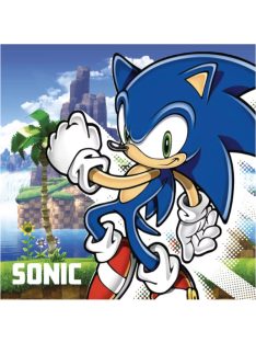   Sonic a sündisznó Island kéztörlő, arctörlő, törölköző 30x30 cm Nr1