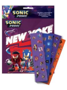 Sonic a sündisznó matricás album 50 db matricával Nr1