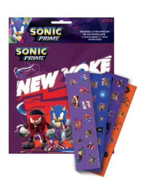 Sonic a sündisznó matricás album 50 db matricával Nr1