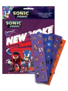   Sonic a sündisznó New Yoke matricás album 50 db matricával Nr1
