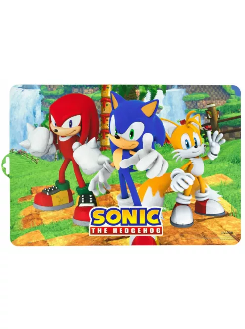Sonic a sündisznó Trio tányéralátét 43x28 cm Nr1
