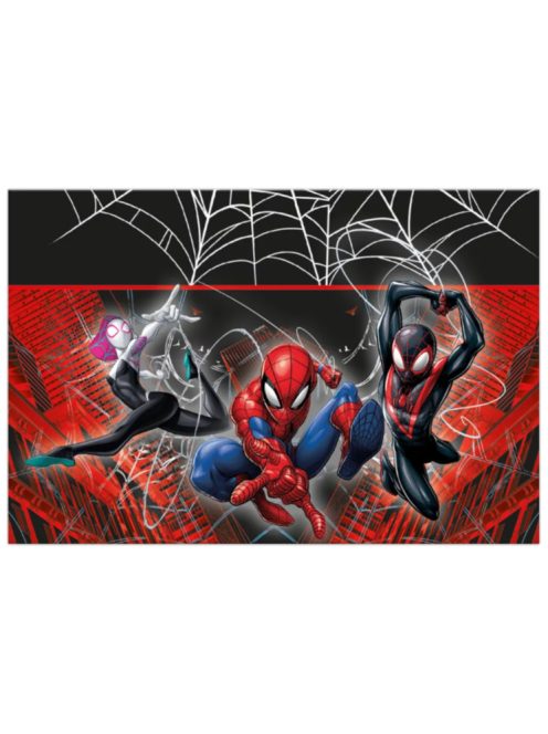 Pókember World of Webs műanyag asztalterítő 120x180 cm