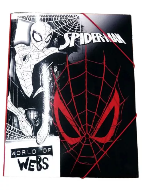 Pókember World of Webs A/4 gumis mappa Nr4