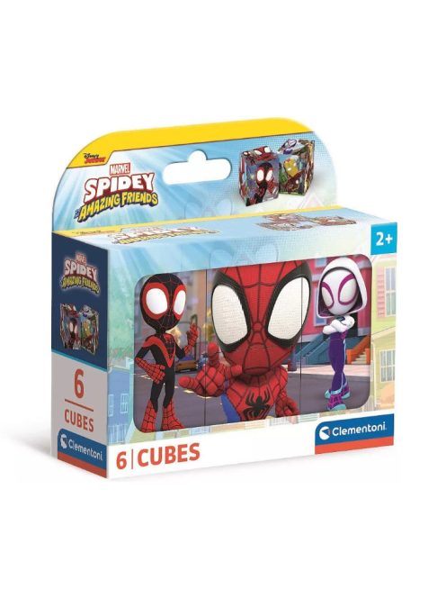 Spidey és barátai 6 db-os mesekocka - Clementoni