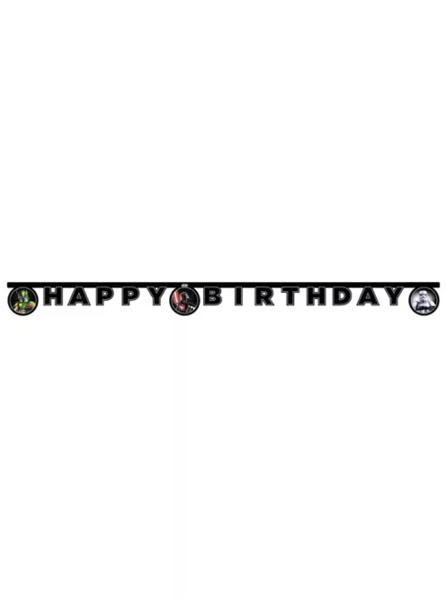 Star Wars Happy Birthday felirat FSC 2 méter Nr1