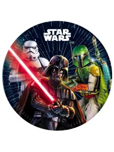   Star Wars papírtányér, party tányér 8 DARABOS, 23 cm FSC Nr9