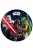 Star Wars papírtányér, party tányér 8 DARABOS, 23 cm FSC Nr9