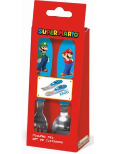 Super Mario Brothers fém evőeszköz készlet - 2 darabos