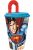 Superman szívószálas pohár 430 ml