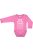 Kynga feliratos sötét rózsaszín hosszú ujjú baba body - Szempróba 56, 62, 68, 74, 80, 86, 92, 98 cm - MEGSZŰNŐ TERMÉK, UTOLSÓ DARABOK