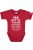 Kynga feliratos piros rövid ujjú baba body - Szempróba 56, 62, 68, 74, 80, 86, 92, 98 cm - MEGSZŰNŐ TERMÉK, UTOLSÓ DARABOK