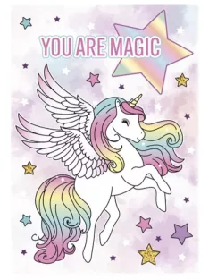 Unikornis You are Magic A/4 gumis mappa Nr2