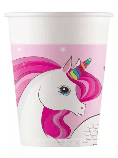   Unikornis Rainbow Colors papír pohár 8 DARABOS 200 ml FSC Nr2