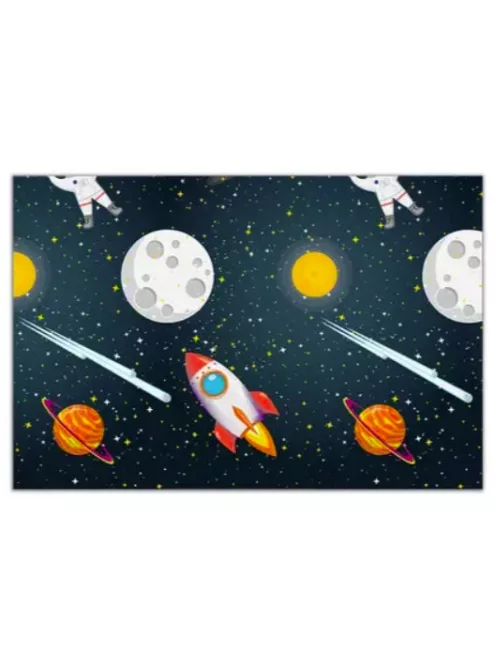 Űr Rocket Space műanyag asztalterítő 120x180 cm Nr1