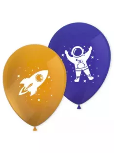 Űr Rocket Space léggömb, lufi 8 DARABOS 28 cm Nr1