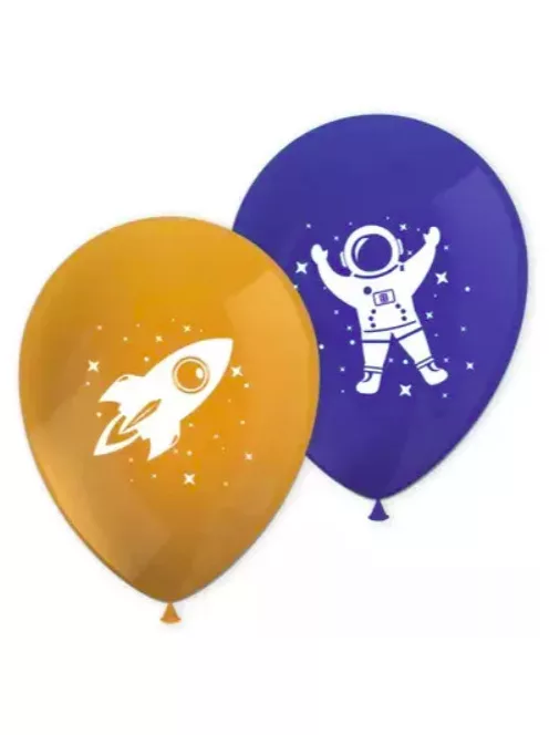Űr Rocket Space léggömb, lufi 8 DARABOS 28 cm Nr1