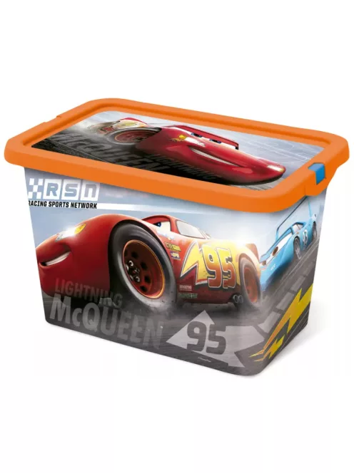Disney Verdák Future Race műanyag tároló doboz - 7 L