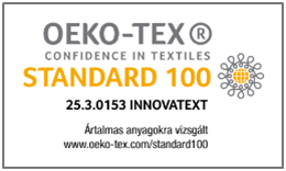 Oeko-Tex standard 100 minősítés