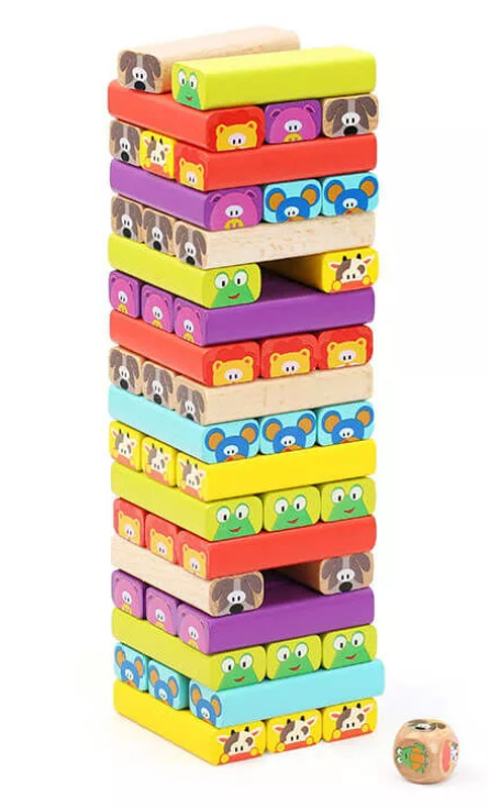 Image of Leboruló torony állatos - Jenga B