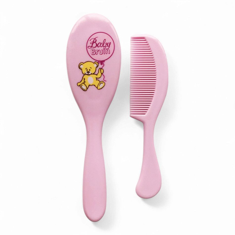 Image of BabyBruin hajkefe, fésű - Rózsaszín
