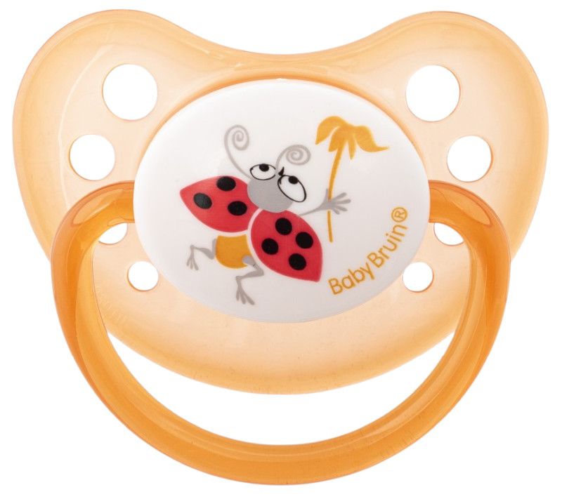 Image of Baby Bruin ortondontikus szilikon játszócumi 0-18 hónapos - Katica