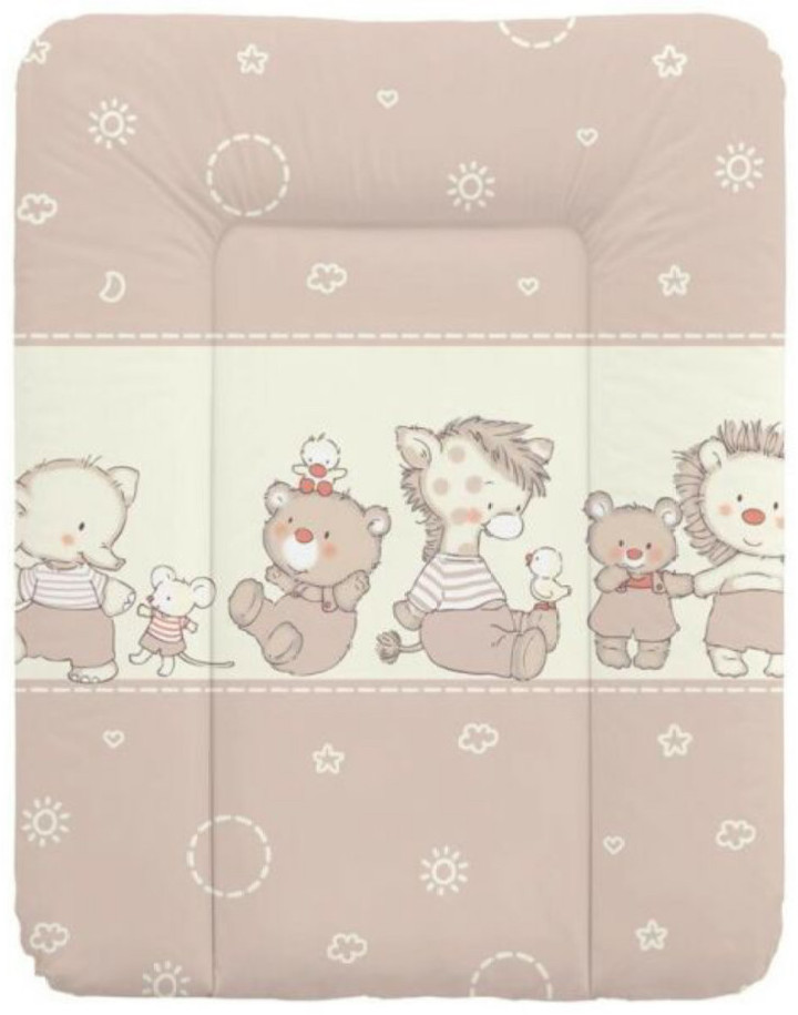 Image of Puha vízhatlan pelenkázó lap 50x70 cm - Drapp macis