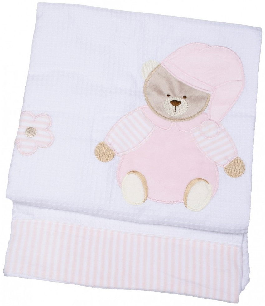 Image of Babybruin takaró prémium 140x110 cm - Rózsaszín