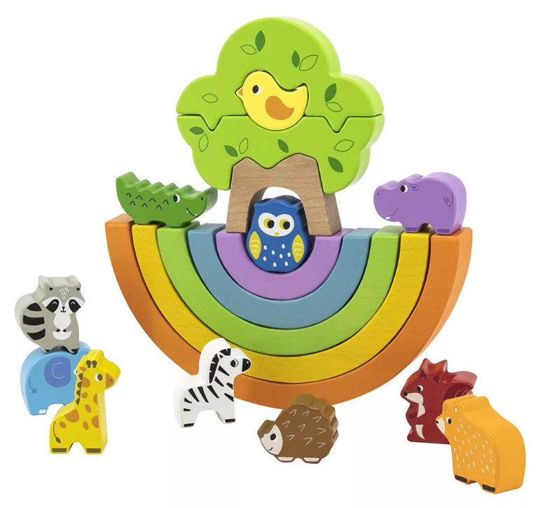 Image of Szivárvány egyensúlyozó, építőjáték BX