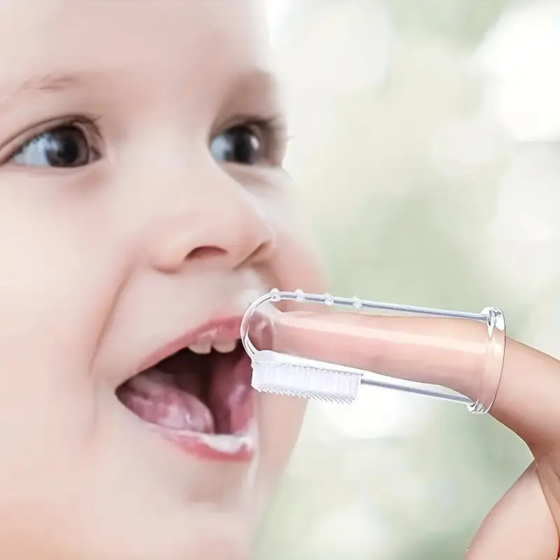 Image of Baba ínytisztító, szájtisztító szilikon kefe